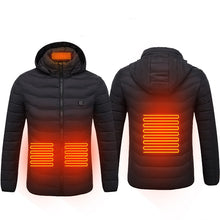 Load image into Gallery viewer, Heated USB Electric Jacket Cotton Coat Thermal Clothing Vest