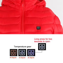 Load image into Gallery viewer, Heated USB Electric Jacket Cotton Coat Thermal Clothing Vest