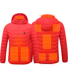 Load image into Gallery viewer, Heated USB Electric Jacket Cotton Coat Thermal Clothing Vest
