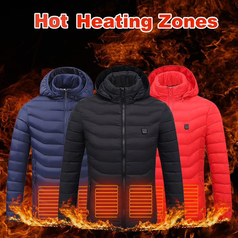 Men Heated Jacket Underwear Electric Heating Jacket Electric USB