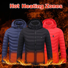 Load image into Gallery viewer, Heated USB Electric Jacket Cotton Coat Thermal Clothing Vest