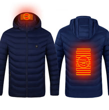 Load image into Gallery viewer, Heated USB Electric Jacket Cotton Coat Thermal Clothing Vest