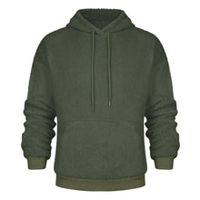 Load image into Gallery viewer, Winter plush Fleece solid Coat Hoodie