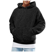 Load image into Gallery viewer, Winter plush Fleece solid Coat Hoodie