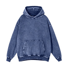 Load image into Gallery viewer, Vintage Washed Oversized Hoodie Pocket Long Sleeve Retro Y2k Loose