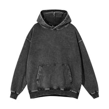 Load image into Gallery viewer, Vintage Washed Oversized Hoodie Pocket Long Sleeve Retro Y2k Loose