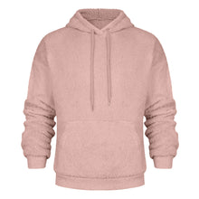 Load image into Gallery viewer, Winter plush Fleece solid Coat Hoodie