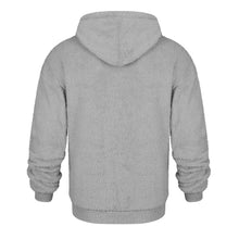 Load image into Gallery viewer, Winter plush Fleece solid Coat Hoodie
