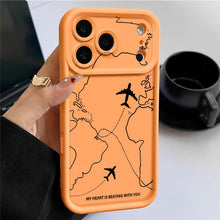 Load image into Gallery viewer, Flight Route iPhone Case