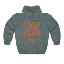 Load image into Gallery viewer, FAITH OVER FEAR Plush hoodie