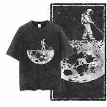 Load image into Gallery viewer, Cosmic Drift Astronaut Cotton Graphic Tee