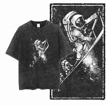 Load image into Gallery viewer, Cosmic Drift Astronaut Cotton Graphic Tee