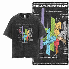 Load image into Gallery viewer, Cosmic Drift Astronaut Cotton Graphic Tee