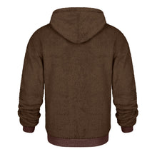 Load image into Gallery viewer, Winter plush Fleece solid Coat Hoodie