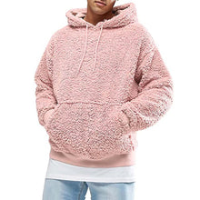 Load image into Gallery viewer, Winter plush Fleece solid Coat Hoodie