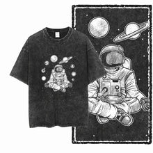Load image into Gallery viewer, Cosmic Drift Astronaut Cotton Graphic Tee