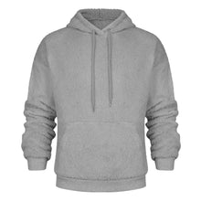 Load image into Gallery viewer, Winter plush Fleece solid Coat Hoodie