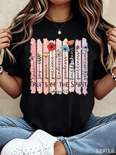 Load image into Gallery viewer, Fruits of the Spirit Floral Cotton Graphic Tee