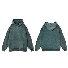 Load image into Gallery viewer, Vintage Washed Oversized Hoodie Pocket Long Sleeve Retro Y2k Loose