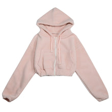 Load image into Gallery viewer, Plush Cropped Hoodie