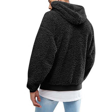 Load image into Gallery viewer, Winter plush Fleece solid Coat Hoodie