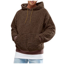 Load image into Gallery viewer, Winter plush Fleece solid Coat Hoodie