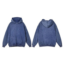 Load image into Gallery viewer, Vintage Washed Oversized Hoodie Pocket Long Sleeve Retro Y2k Loose