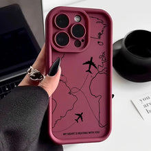 Load image into Gallery viewer, Flight Route iPhone Case