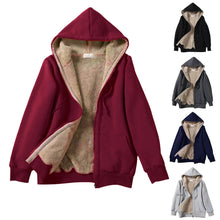 Load image into Gallery viewer, Lambswool Zipper Hoodie