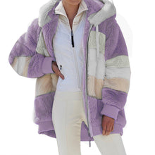 Load image into Gallery viewer, Colorful Fleece Cardigan Plush Jacket