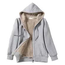Load image into Gallery viewer, Lambswool Zipper Hoodie