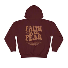 Load image into Gallery viewer, FAITH OVER FEAR Plush hoodie