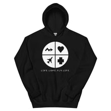 Load image into Gallery viewer, Live, Love, Fly, Life Hoodie