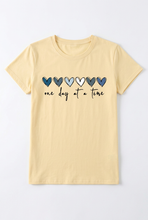 Load image into Gallery viewer, One Day at a Time Heart Graphic Tee