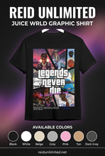 Load image into Gallery viewer, GTA 6 Juice WRLD ‘Legends Never Die’ Oversized Shirt