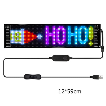 Programmable Car LED Sign Custom Text Pattern Animation