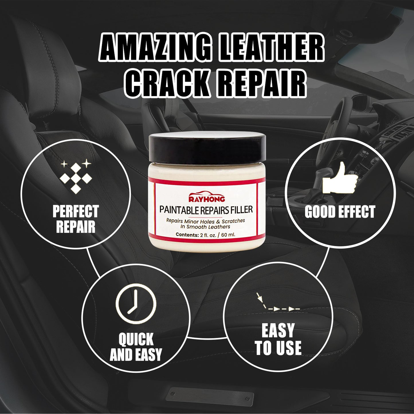 Car Seat Scratch Repair Paste