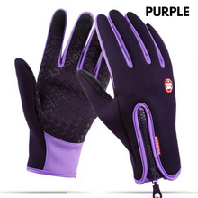 Load image into Gallery viewer, Winter Touch Screen Waterproof Sports Gloves With Fleece
