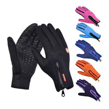 Load image into Gallery viewer, Winter Touch Screen Waterproof Sports Gloves With Fleece
