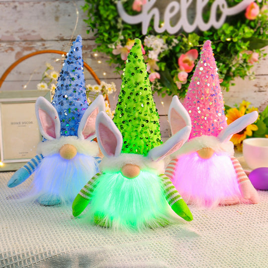 Easter Sequined Luminous Doll
