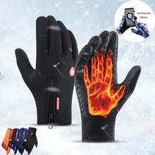 Load image into Gallery viewer, Winter Touch Screen Waterproof Sports Gloves With Fleece
