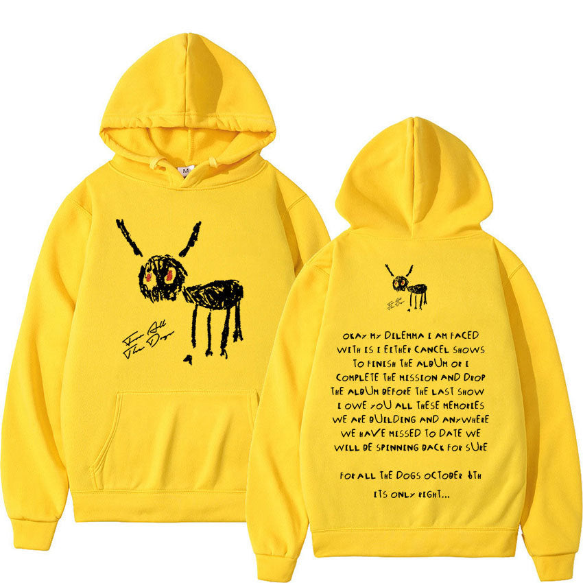 Drake For All The Dogs Letter Hoodie