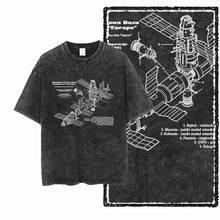 Load image into Gallery viewer, Cosmic Drift Astronaut Cotton Graphic Tee
