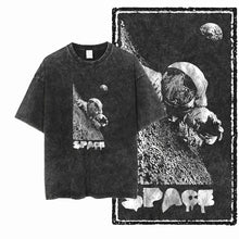 Load image into Gallery viewer, Cosmic Drift Astronaut Cotton Graphic Tee
