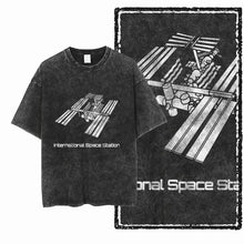 Load image into Gallery viewer, Cosmic Drift Astronaut Cotton Graphic Tee
