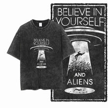Load image into Gallery viewer, Cosmic Drift Astronaut Cotton Graphic Tee
