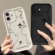 Load image into Gallery viewer, Flight Route iPhone Case
