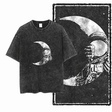 Load image into Gallery viewer, Cosmic Drift Astronaut Cotton Graphic Tee
