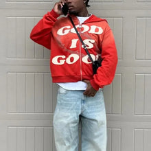 Load image into Gallery viewer, Retro “God is Good, All the Time” Hoodie
