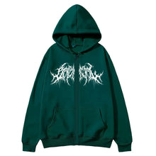 Load image into Gallery viewer, Y2K Zip-Up Hoodie, Men, Clothes with Graphic Prints, Hip Hop Style, Gothic 2026 Autumn Winter Keep Warm Long Sleeves Sweatshirt

